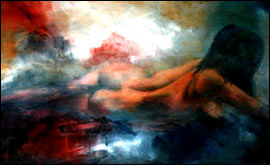 'Misty Nude' by Peter J Wale