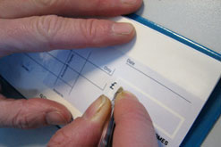 Cheque book
