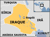 Mapa do Iraque