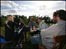 Tasha interviewing Middleman at Kendal Calling