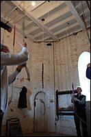 The bellringing room