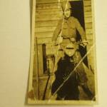 Corporal James Herbert Jarvis in March 1943 on his army motor cycle  he always loved motor cycles