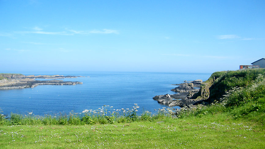 View of the cove at Broadhaven Bay