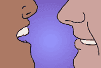 People talking