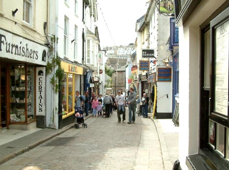 The streets of St Ives