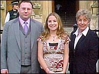 Pic: Jonathan Shalit, Jade Brown and Gillian Shephard.