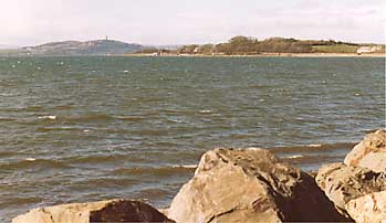 View over Strangford Lough across to Scrabo