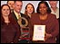 The Trafford Centre team pick up the award