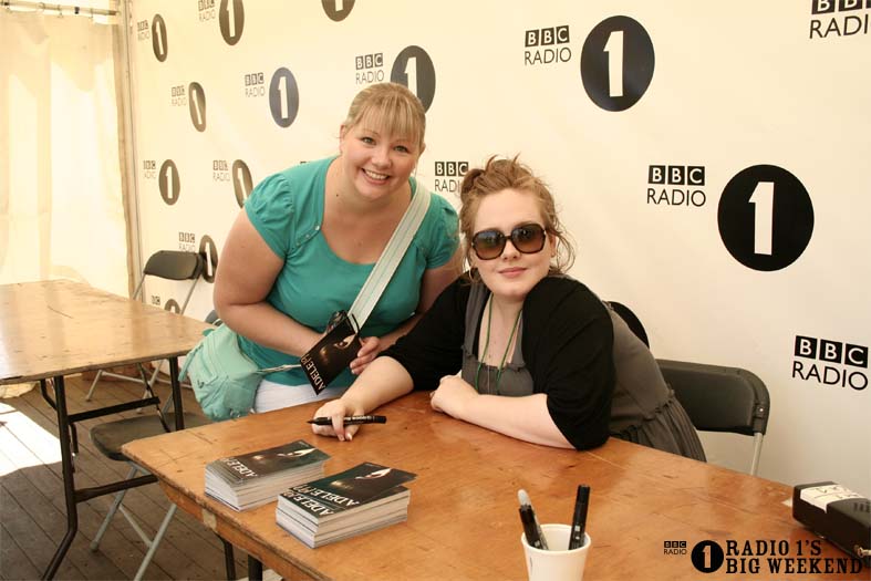 Signing sessions with Adele