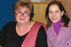 Image: Darcey Bussell with Jenni Murray