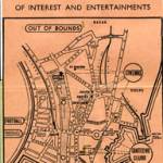 Map of Bombay showing places of interest and entertainment. This was enclosed in the 'welcome to Bombay' booklet that my Father received in 1943. Map of Bombay showing places of interest and entertainment. This was enclosed in the 'welcome to Bombay' booklet that my Father received in 1943.