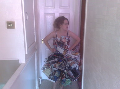 Magazine dress (: