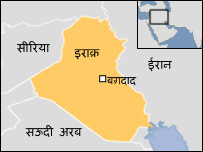 इराक़ का नक्शा