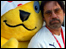 Roger Bara and Pudsey Bear