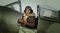 Sam Heughan plays the young Geoffrey Wellum in this intimate drama-documentary