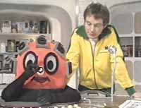 Wordy and Colin in Wordlab