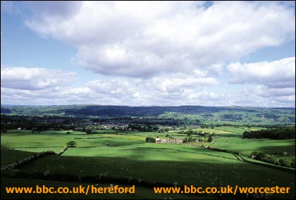 View from Cusop Hill