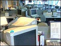 Deserted call centre