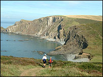 The coast near Hartland