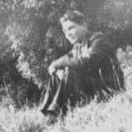 Flying Officer Trevor Bladen relaxing while on leave in Cwmdonkin Park, Swansea during the summer of 1943 Flying Officer Trevor Bladen relaxing while on leave in Cwmdonkin Park, Swansea during the summer of 1943