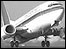 Airline takes off from Bournemouth airport.