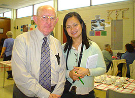 Kai Holland with Gerry Potts