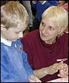Pic: Kate Holmes and child.