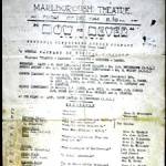 The programme for "Now or Never", a production at the Marlborough Theatre. I believe my mother, Audrey Brown, would have been to see it. The programme for "Now or Never", a production at the Marlborough Theatre. I believe my mother, Audrey Brown, would have been to see it.