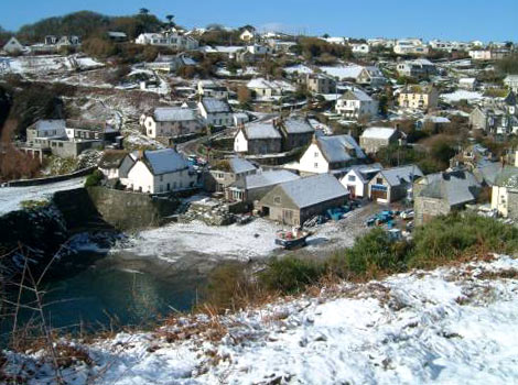 Cadgwith in the snow