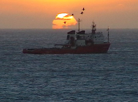 Sunset off Gunwalloe