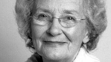 Black and white image of Margaret John