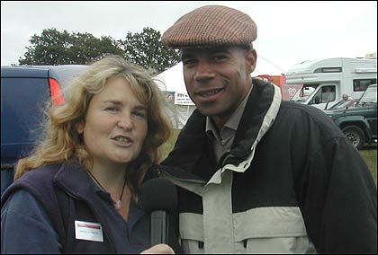Katie with Midlands Today's Ashley Blake