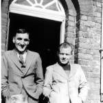 Taken at 20 Duke Street (no longer there) about 1945/46.  It shows Lydia and her sister Rosemary.  Uncle Bob is on the right (he was in the navy during) the war.  The other gentleman is Jimmy Hogbin.