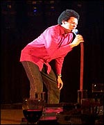 Andy White on stage