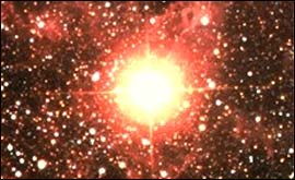 Picture: a nova star in a neighbouring galaxy
