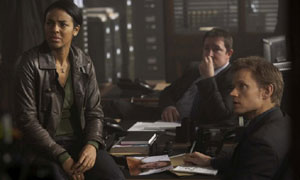 Messiah V: (L-R) Mel Palmer (Marsha Thomason), Terry Hedges (Daniel Ryan) and DCI Joseph Walker (Marc Warren)
