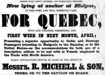 Emigration poster