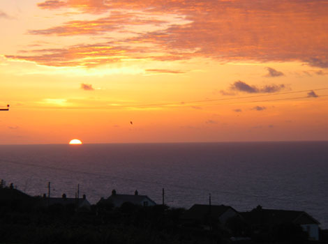 Sunset over Boscastle