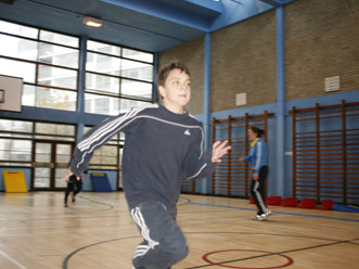 Alfie running