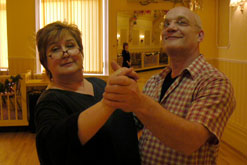 Image: Jenni Murray and her partner Dave