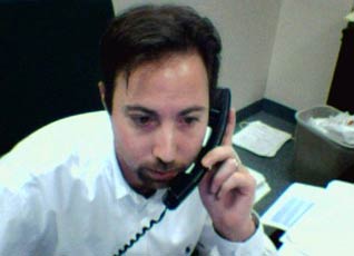 On the phone