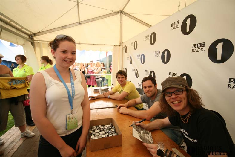 Signing sessions with The Hoosiers