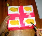 paint stencil.