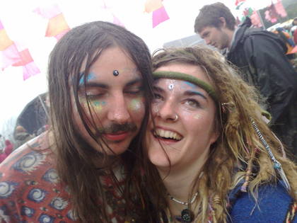 The crowd at Glastonbury