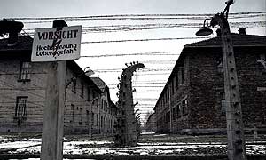 A general view of Auschwitz