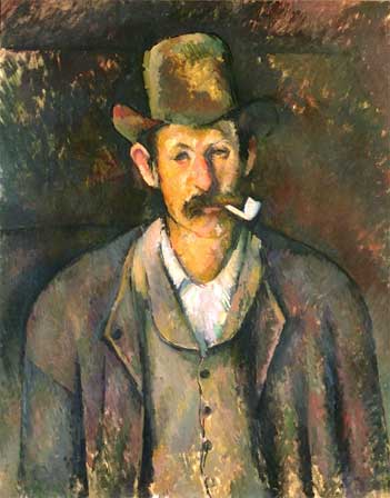 Man with a Pipe by Paul Cézanne