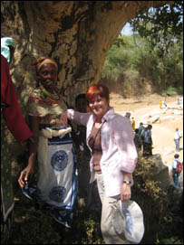 Alison in Kenya
