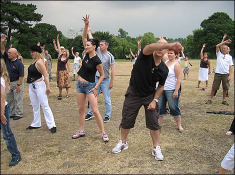 Group dancing - Big Dance 2006