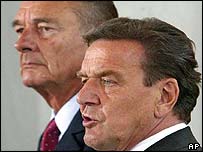 Chirac e Schröder