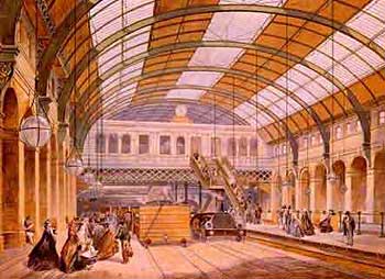 Image of Kings Cross station, Metropolitan Railway, 1863